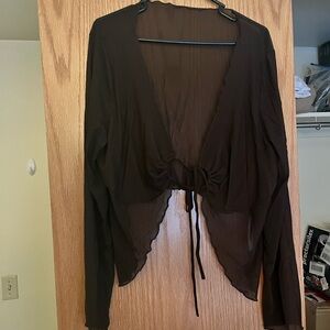 Cider Rich Brown Blouse